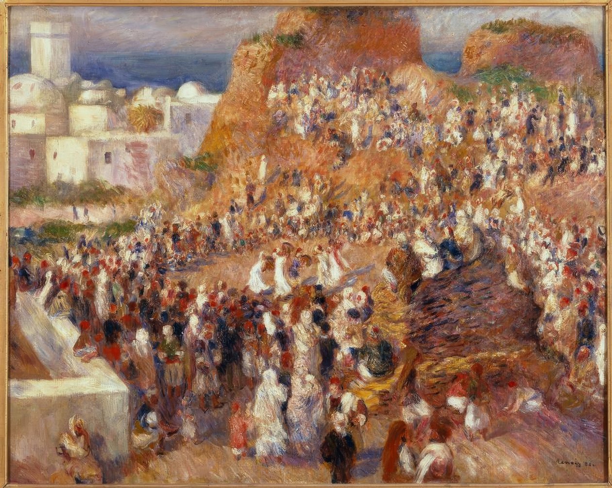 Moskén, en arabisk festival av Pierre Auguste Renoir