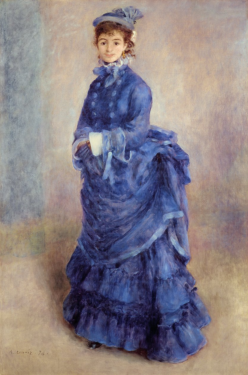 La Parisienne, Den blå damen av Pierre Auguste Renoir