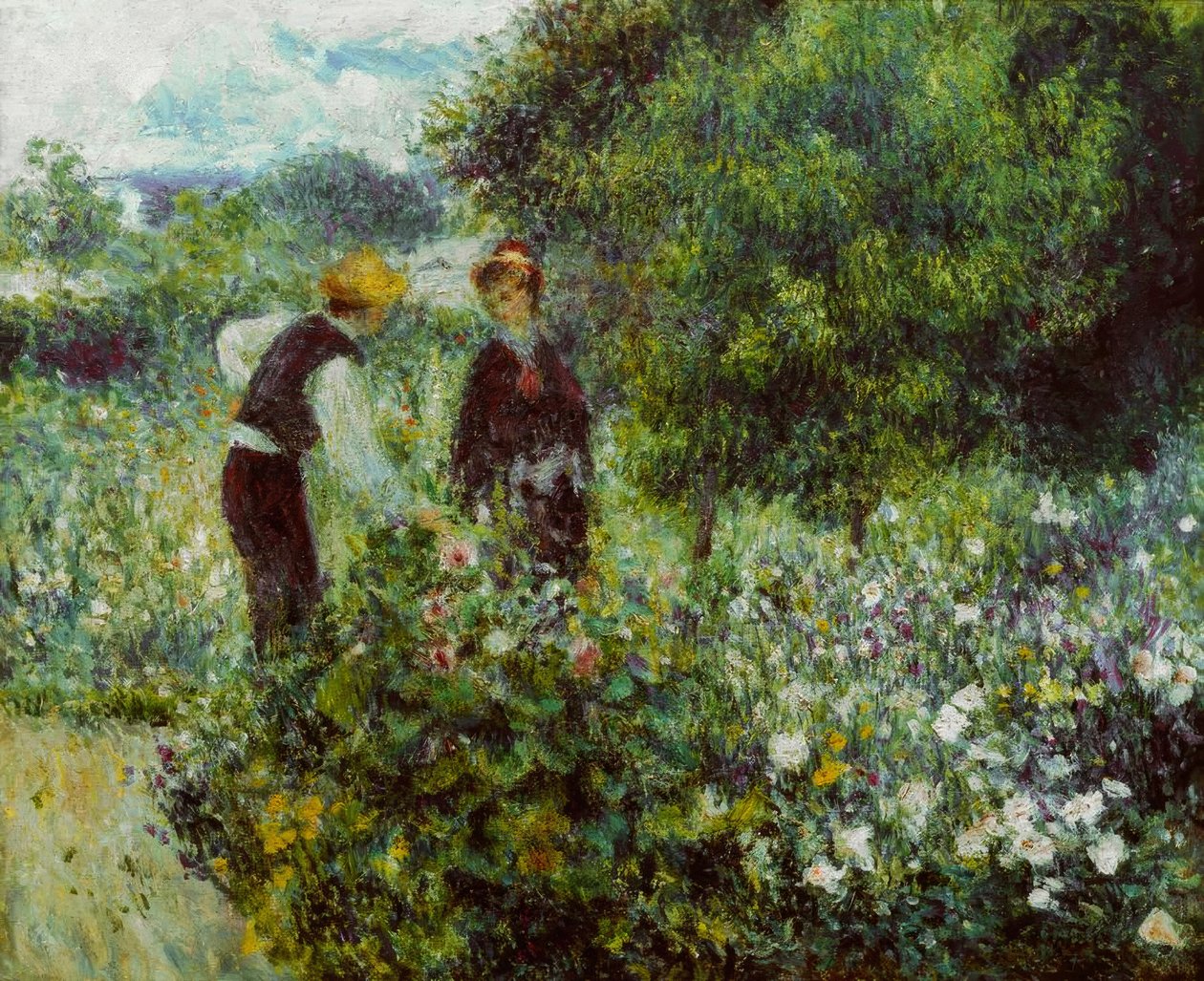 Samla blommor av Pierre-Auguste Renoir