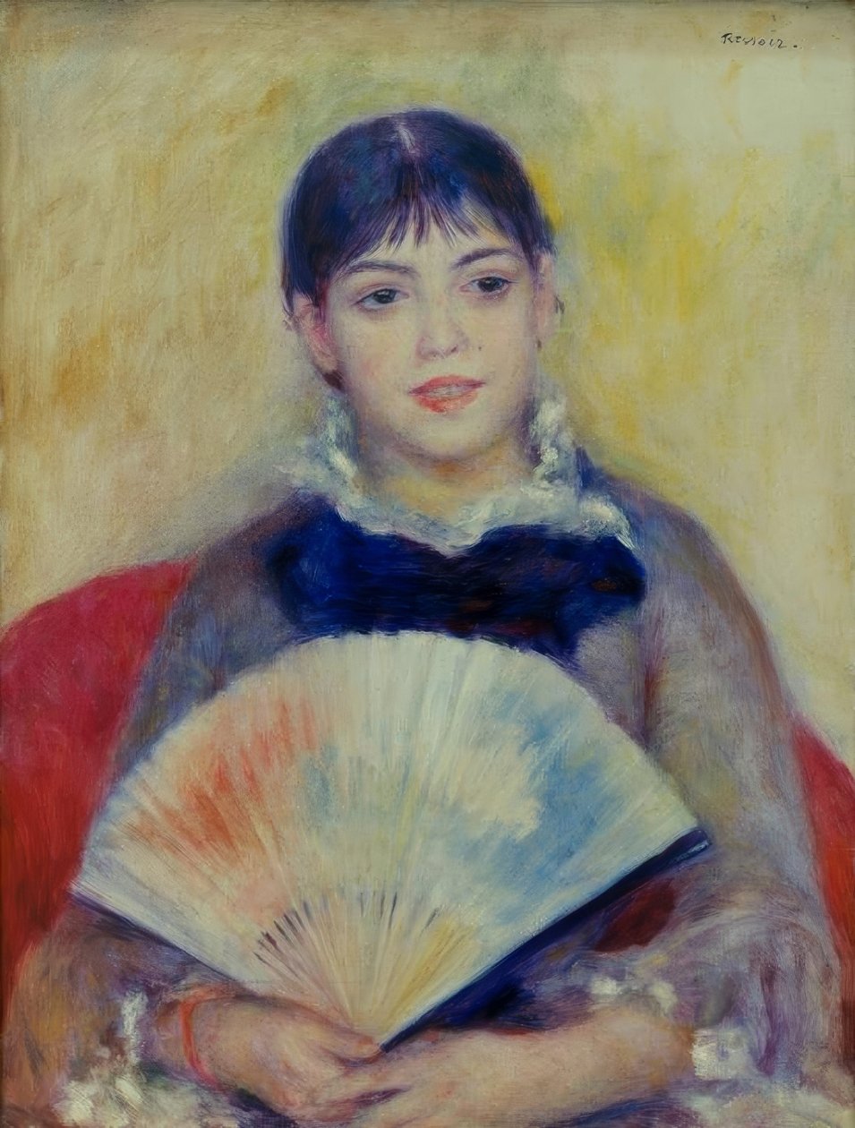 Kvinnan med fläkten av Pierre Auguste Renoir