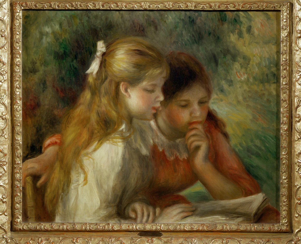 Läser... av Pierre Auguste Renoir