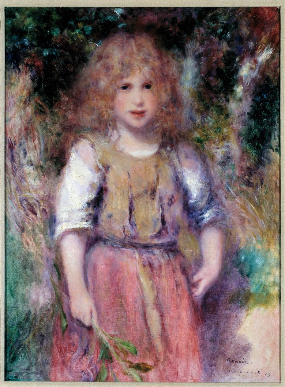 La petite bohemienne Målning av Pierre Auguste Renoir (1841-1919) 1879 Privat samling av Pierre Auguste Renoir