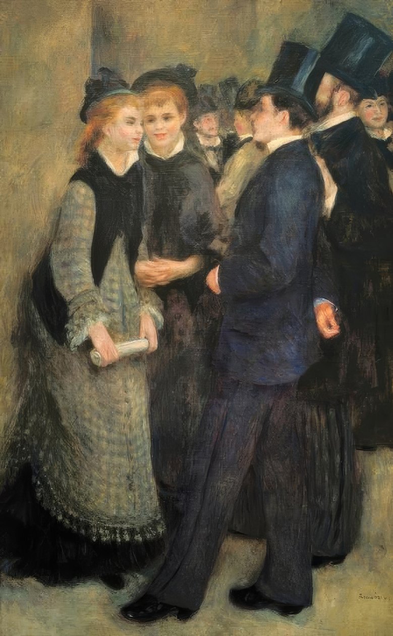 Lämnar konservatoriet av Pierre Auguste Renoir