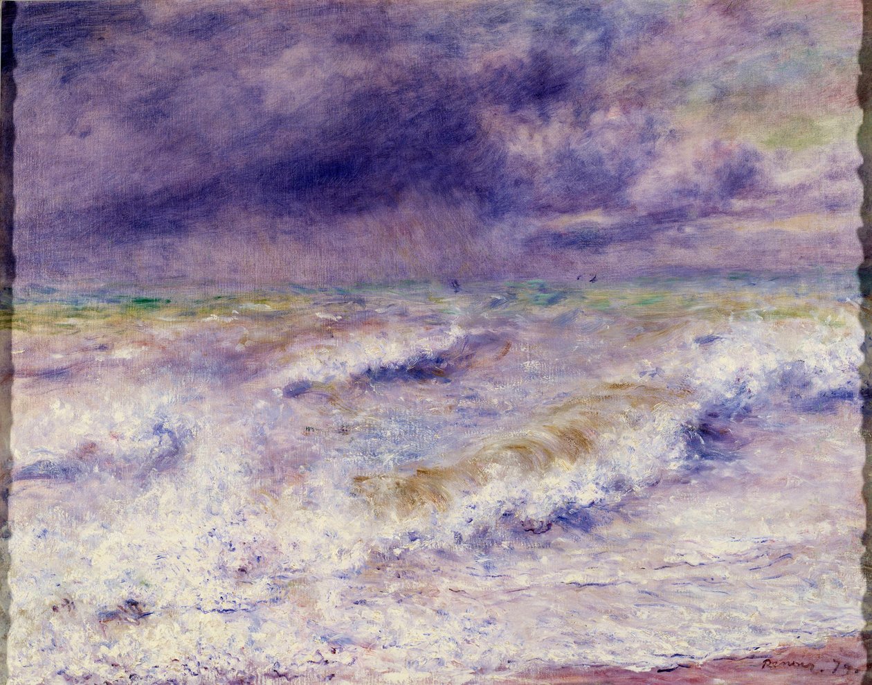 Vågen, målning av Pierre Auguste Renoir av Pierre Auguste Renoir