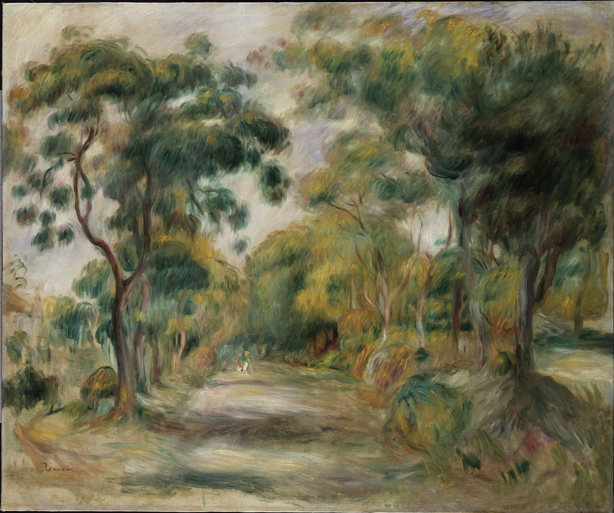 Landskap vid middagstid, 1900 av Pierre Auguste Renoir