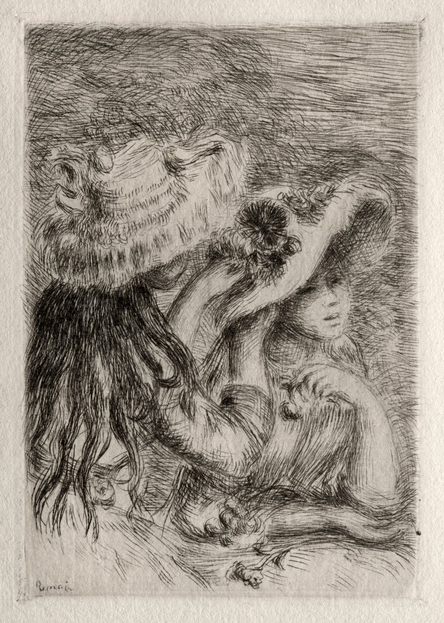 Den stiftade hatten av Pierre Auguste Renoir