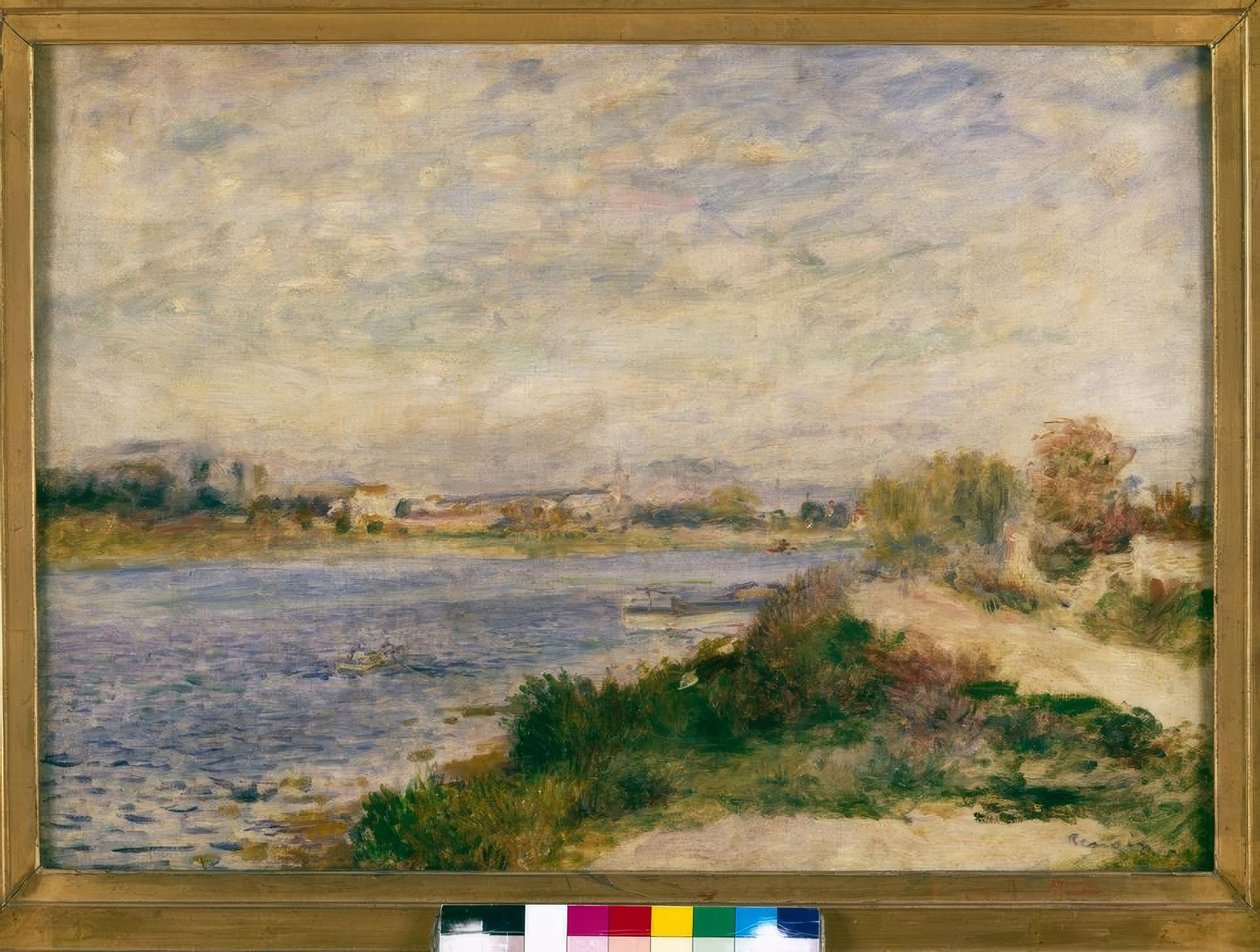 Seine vid Argenteuil av Pierre Auguste Renoir