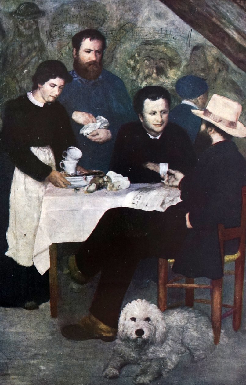 Moder Antony Bourron-Marlottes kabaré av Pierre Auguste Renoir