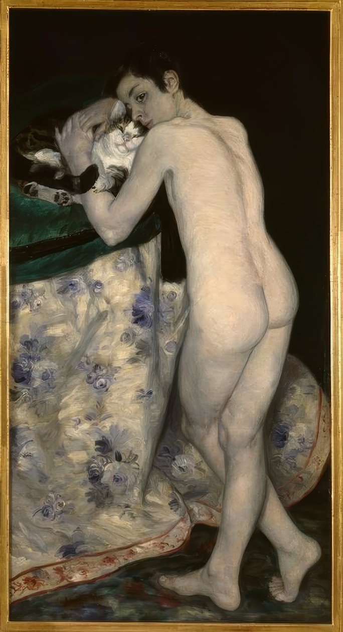 Pojken med katten av Pierre Auguste Renoir