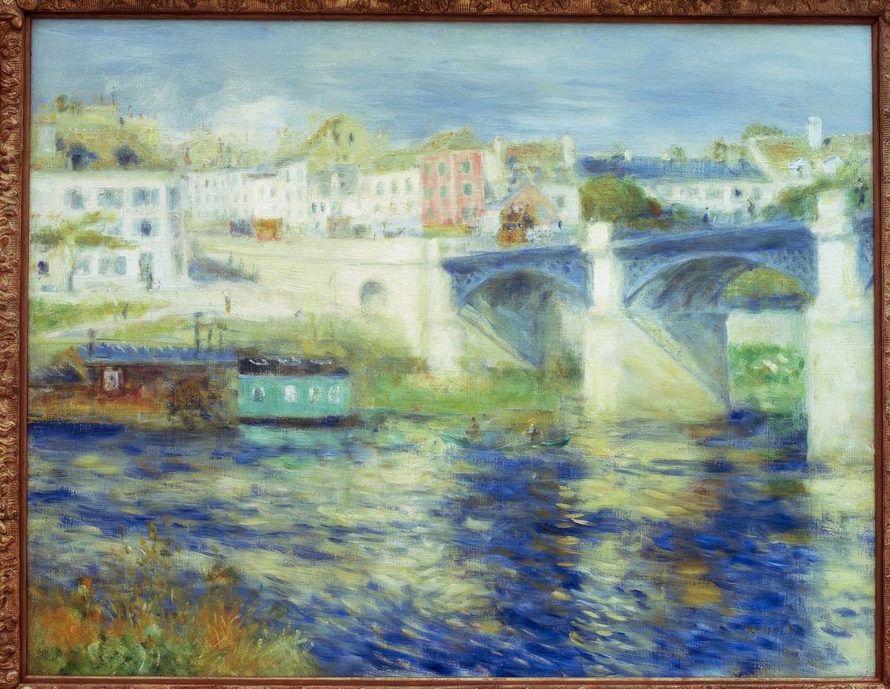 Chatou-bron av Pierre Auguste Renoir
