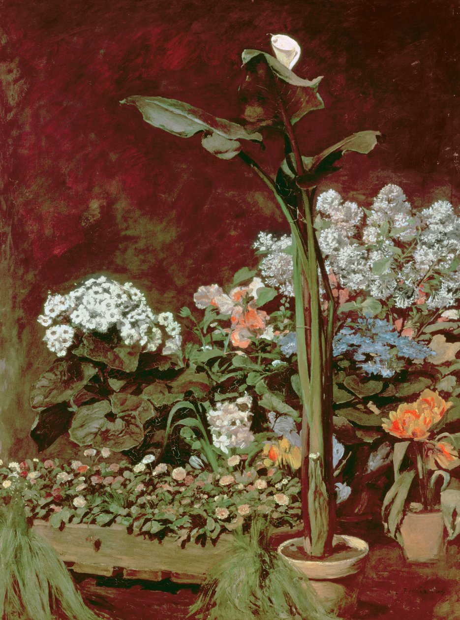 Liljor och växthusväxter av Pierre Auguste Renoir