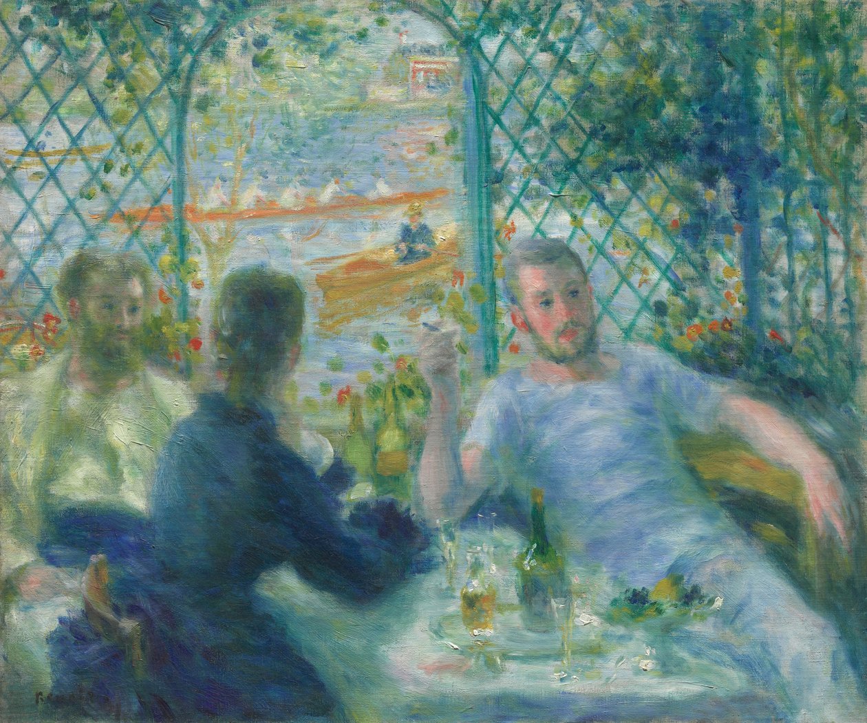 Lunch på restaurang Fournaise (The Rowers