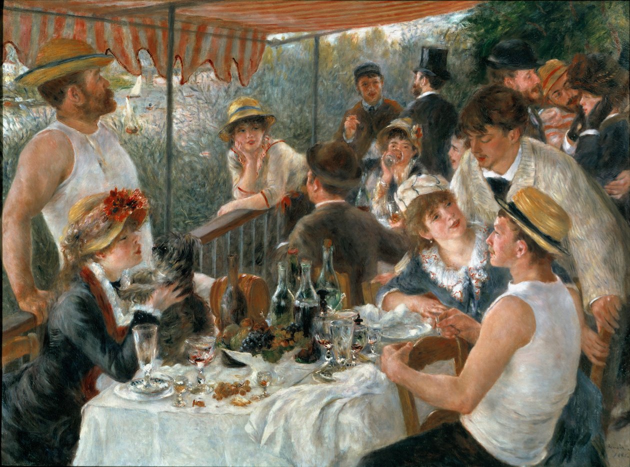 Båtfolkets lunch av Pierre Auguste Renoir