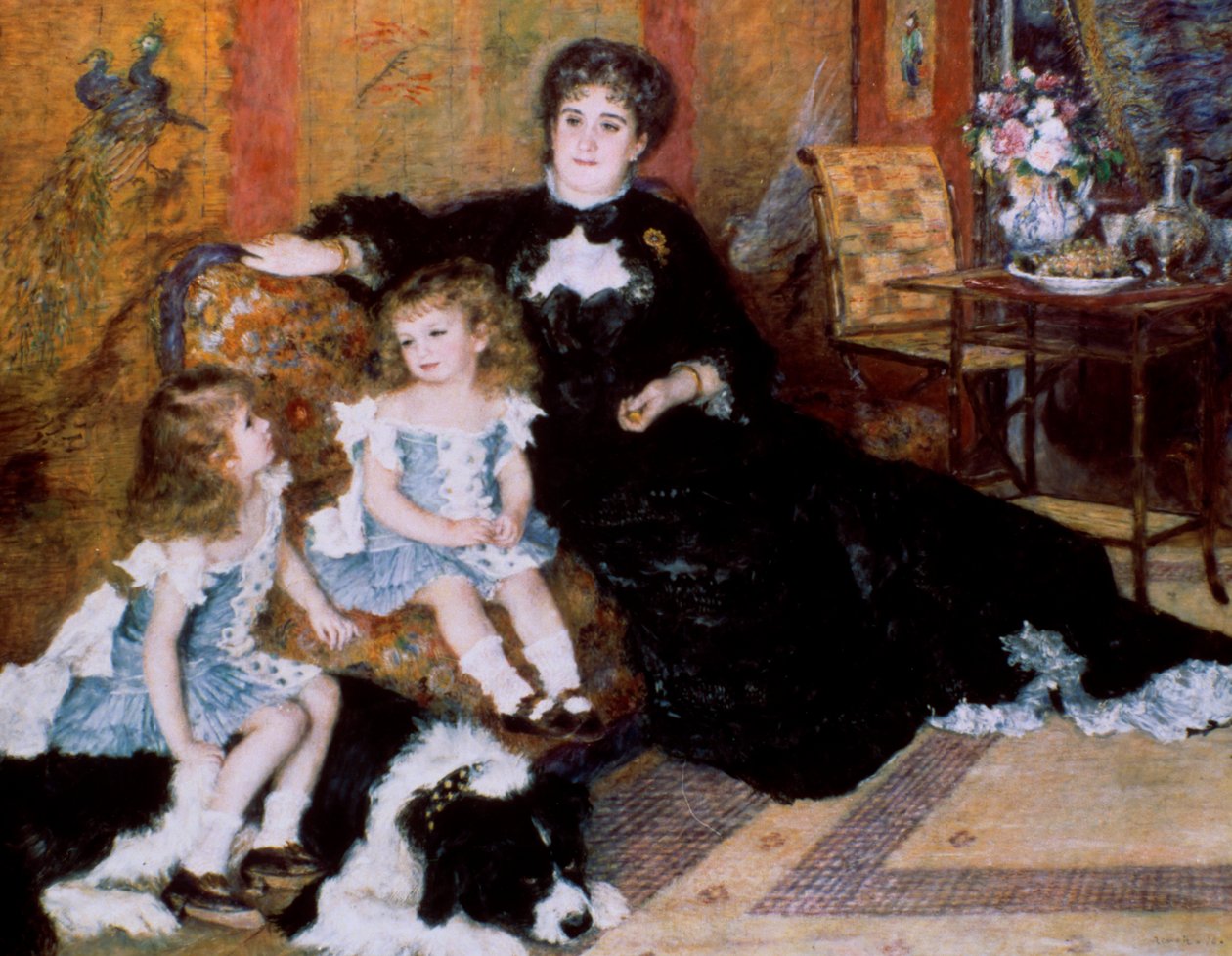 Madame Georges Charpentier och hennes barn, 1878 av Pierre Auguste Renoir