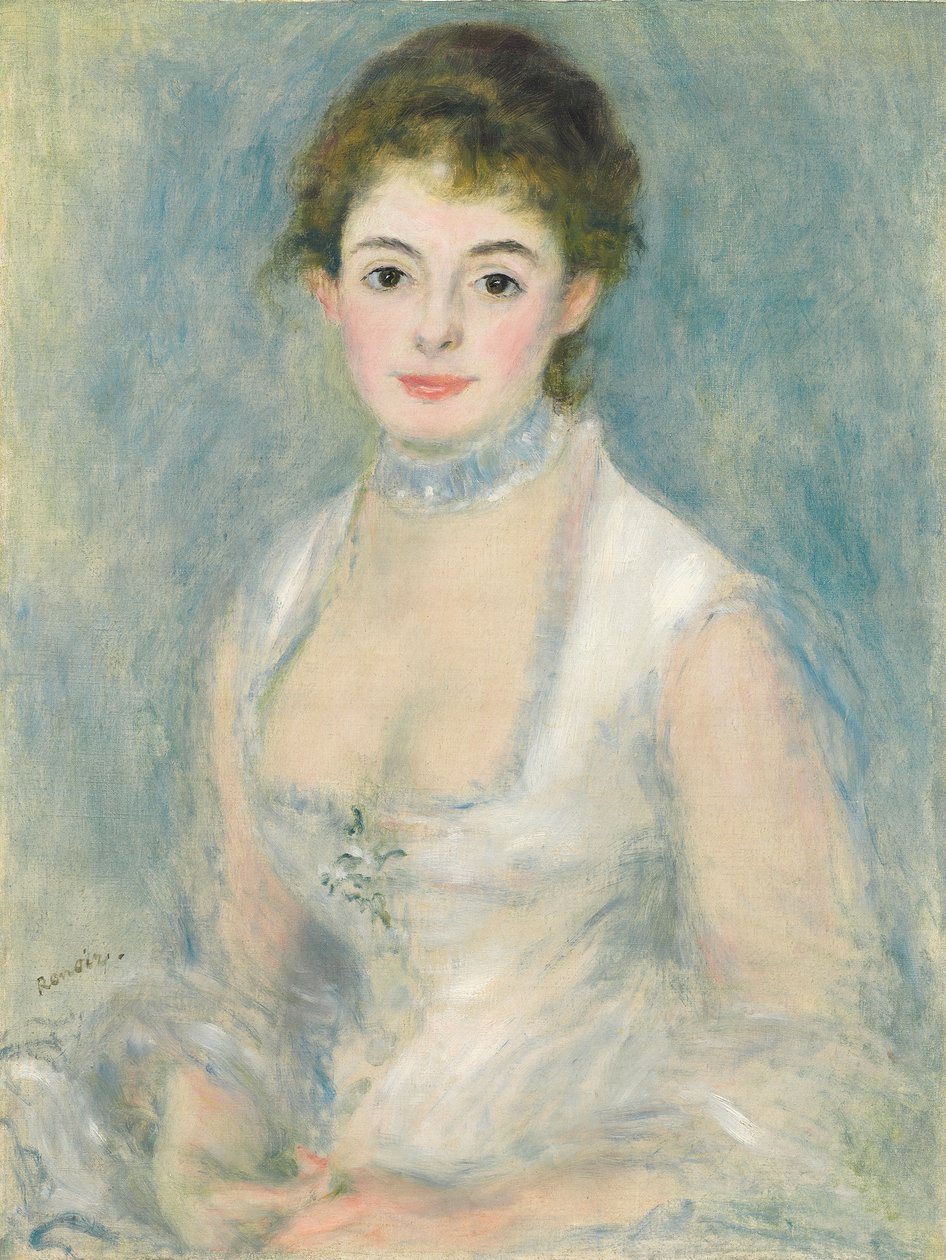 Madame Henriot, omkring 1876 av Pierre Auguste Renoir