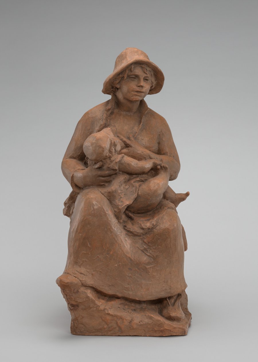 Moderskap: Madame Renoir och Son, ca. 1916. av Pierre Auguste Renoir