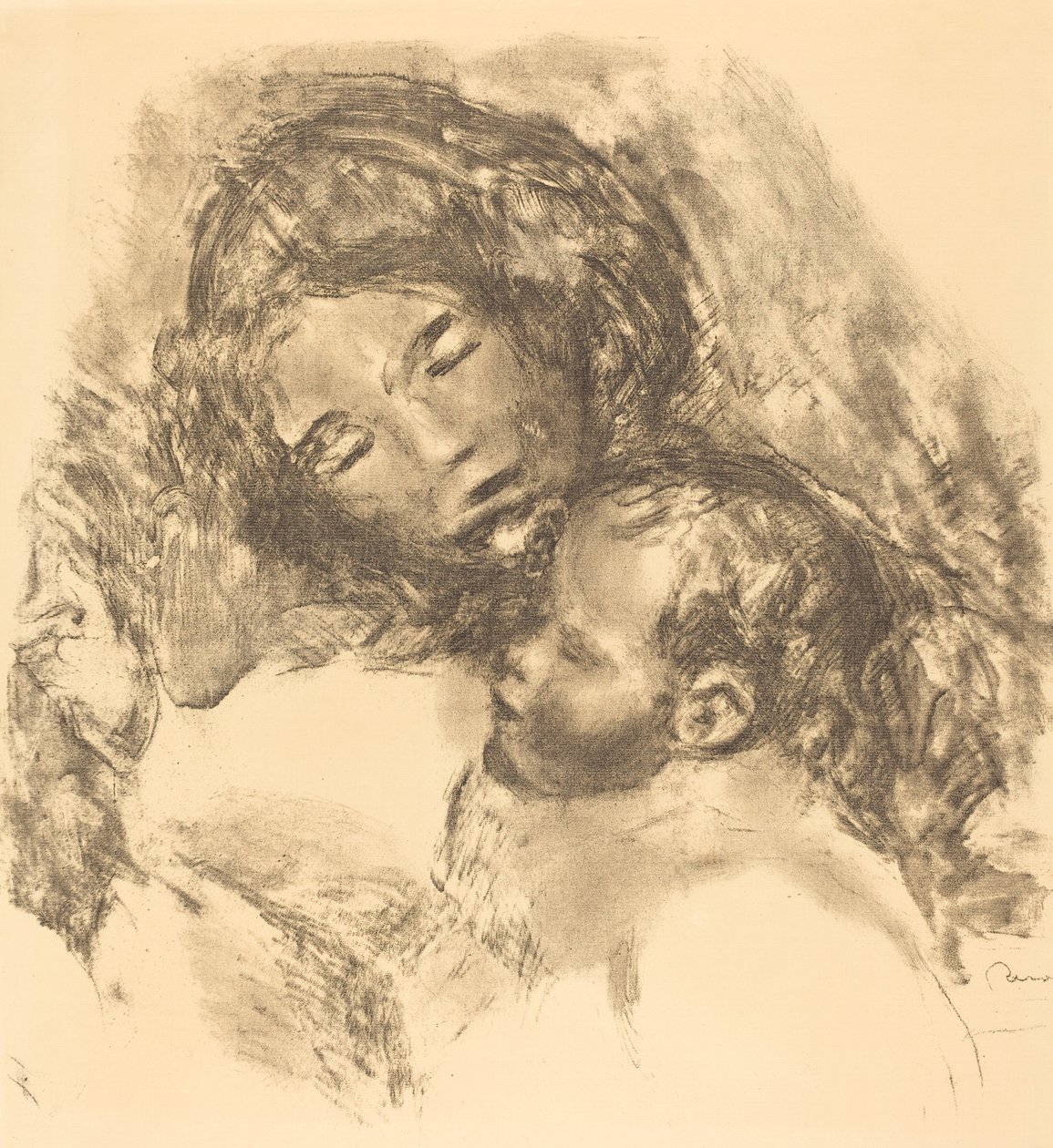 Maternity Maternite, c. 1912. av Pierre Auguste Renoir