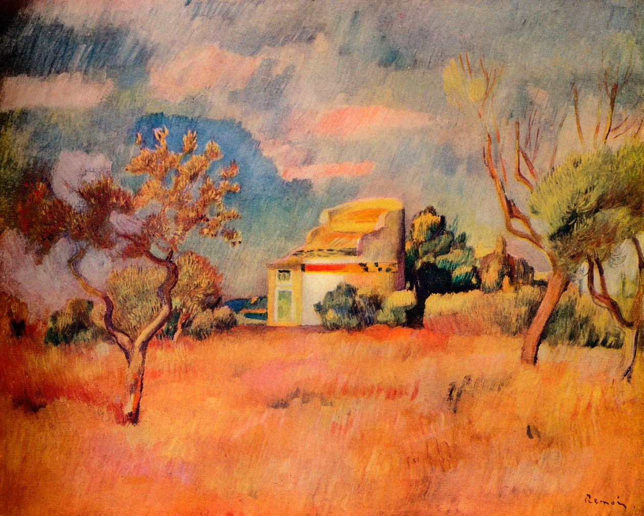 Mistral, c1800-talet 1935. av Pierre Auguste Renoir