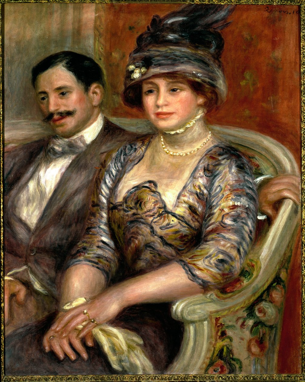 Herr och fru Bernheim de Villers - Porträtt av Gaston Bernheim de Villers av Pierre Auguste Renoir