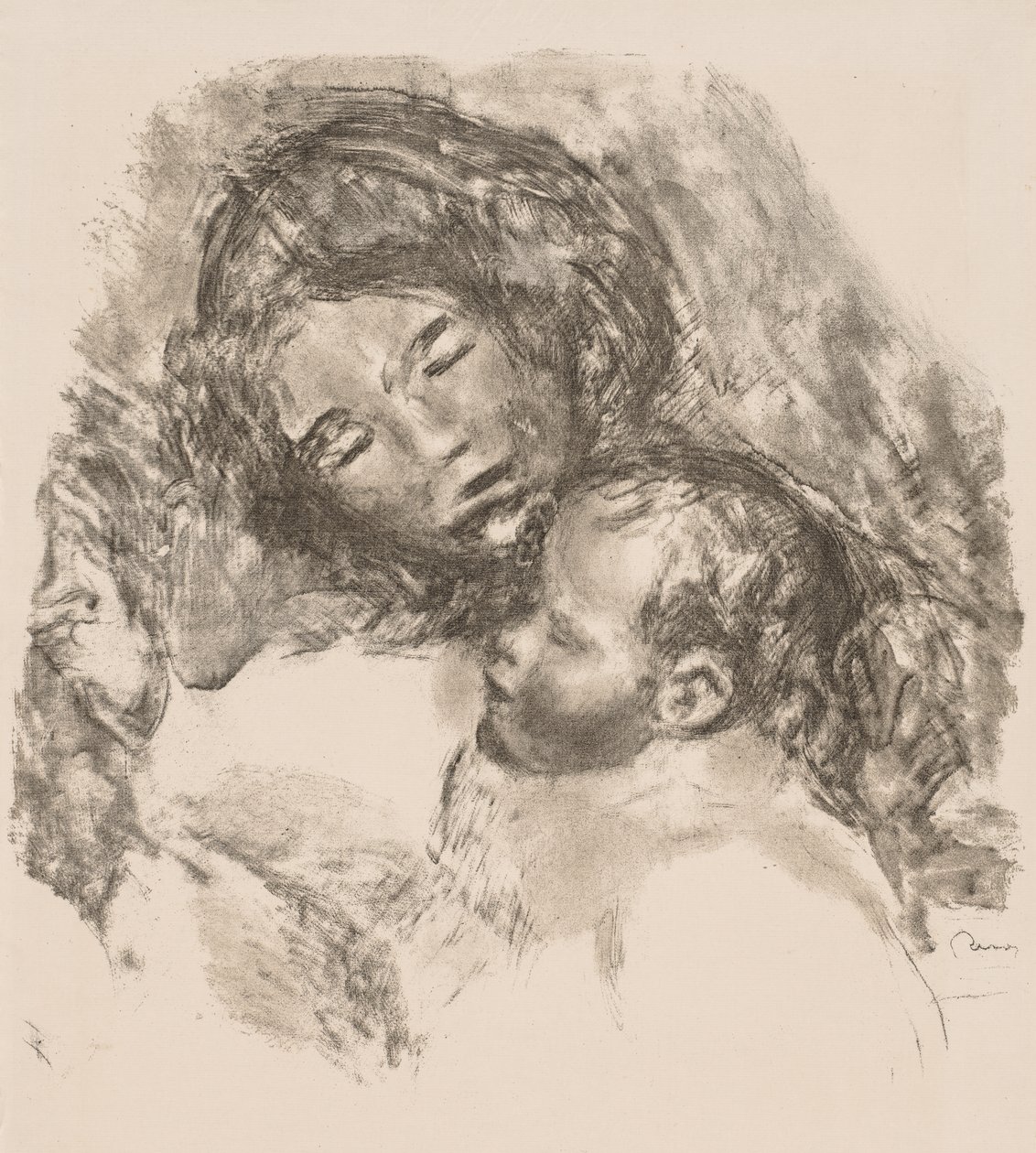 Moderskap, 1912. av Pierre Auguste Renoir