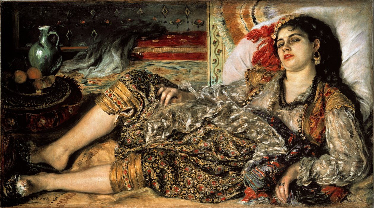 Odalisque av Pierre Auguste Renoir