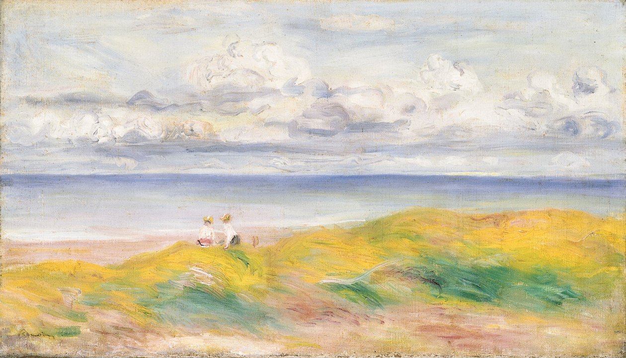 På klipporna; På klippan, 1880 av Pierre Auguste Renoir