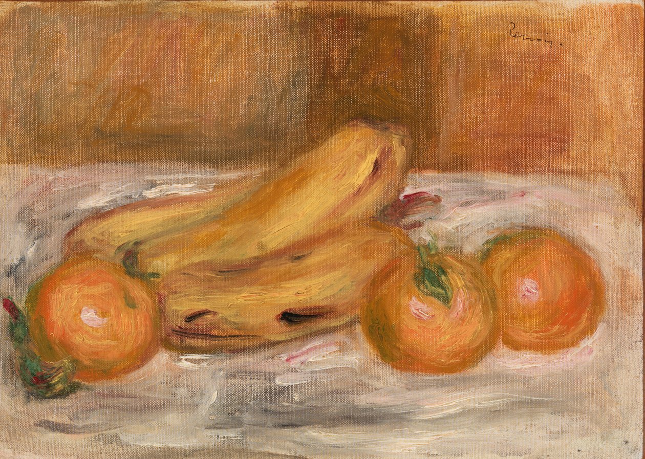 Apelsiner och bananer av Pierre Auguste Renoir