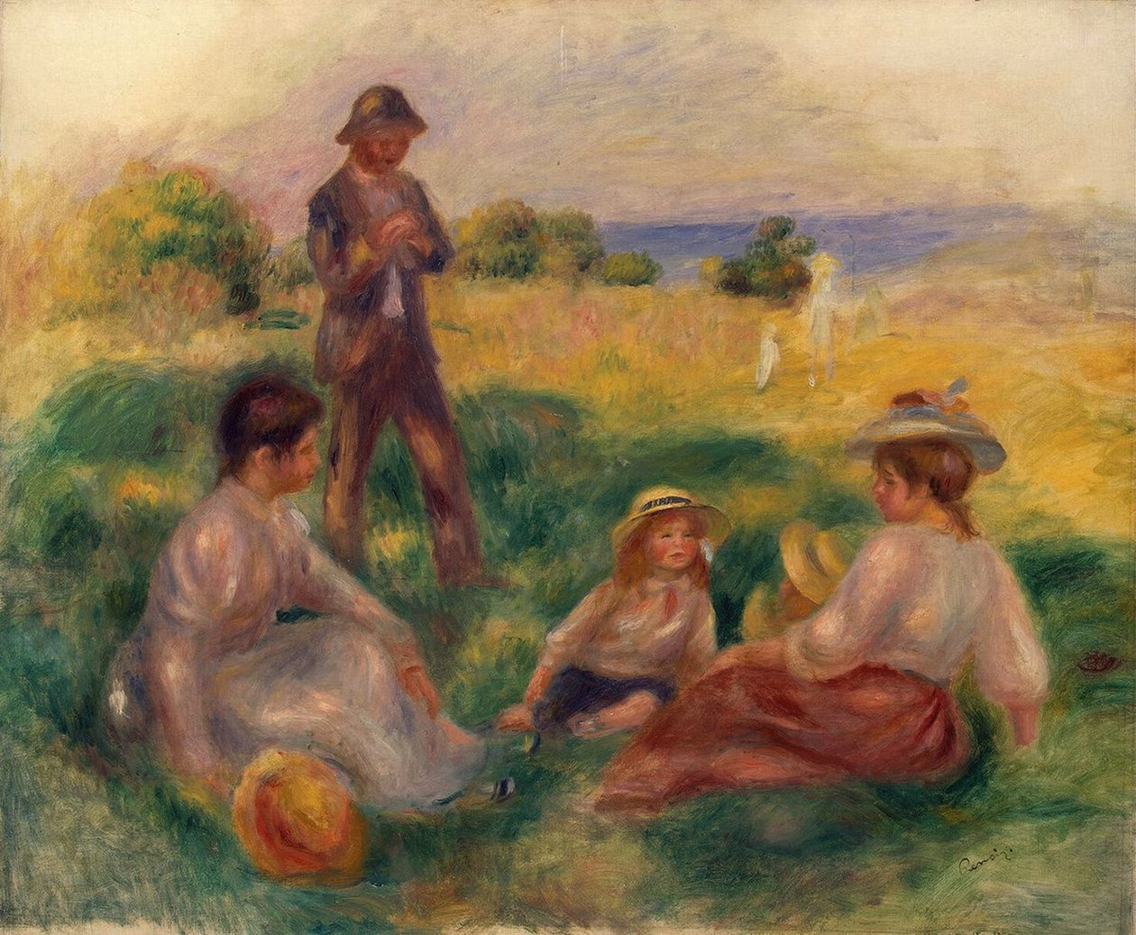 Fest på landet på Berneval av Pierre Auguste Renoir