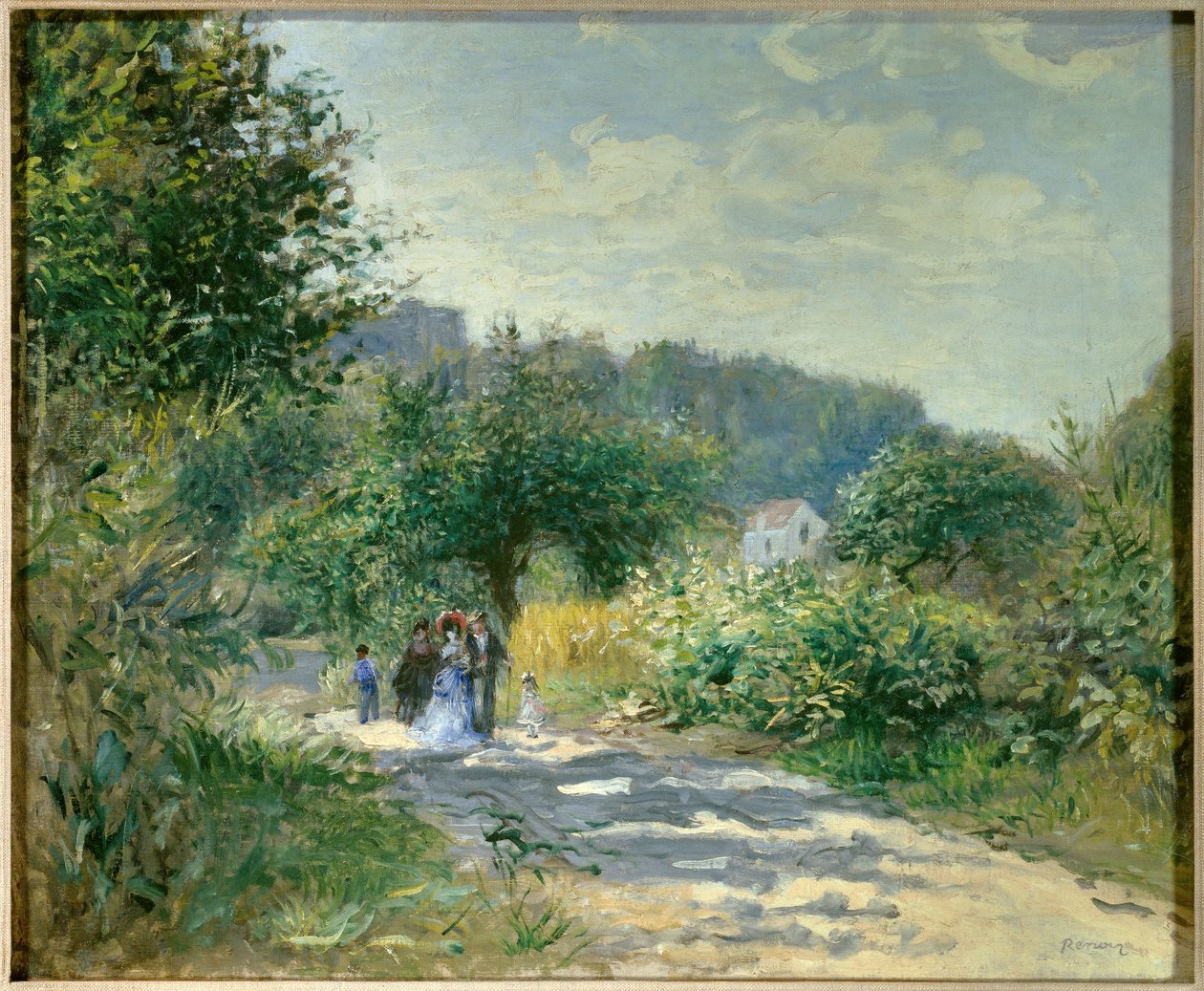 Vägen till Louveciennes av Pierre Auguste Renoir