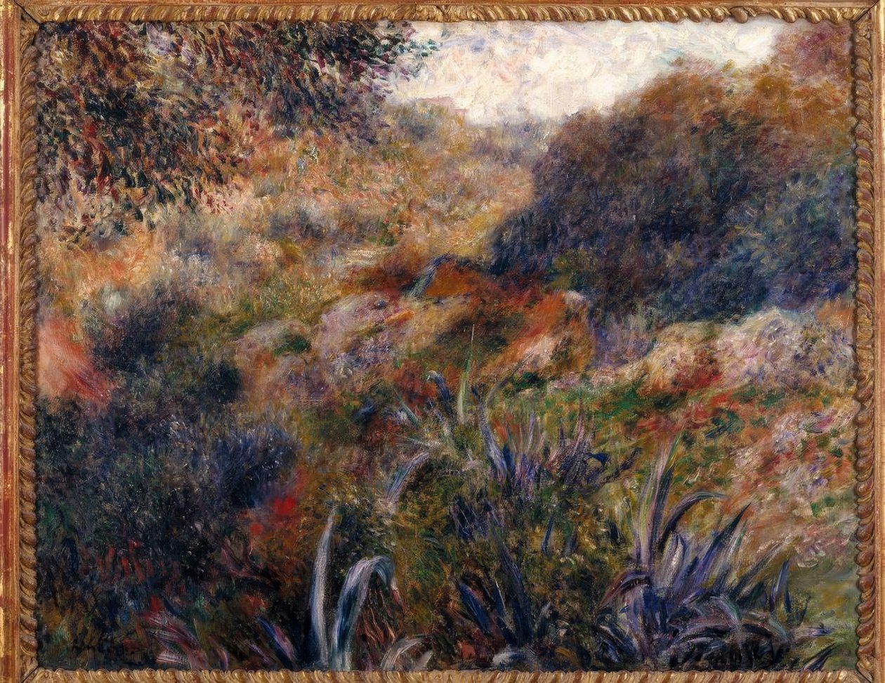 Algeriskt landskap. Den vilda kvinnans ravin av Pierre Auguste Renoir