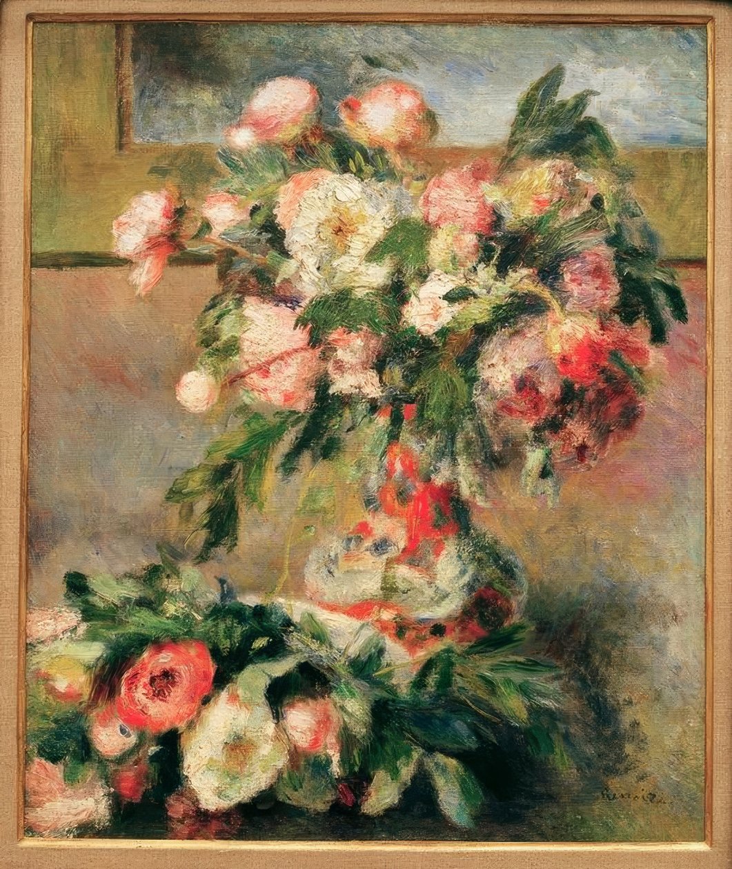 Pivoines av Pierre Auguste Renoir