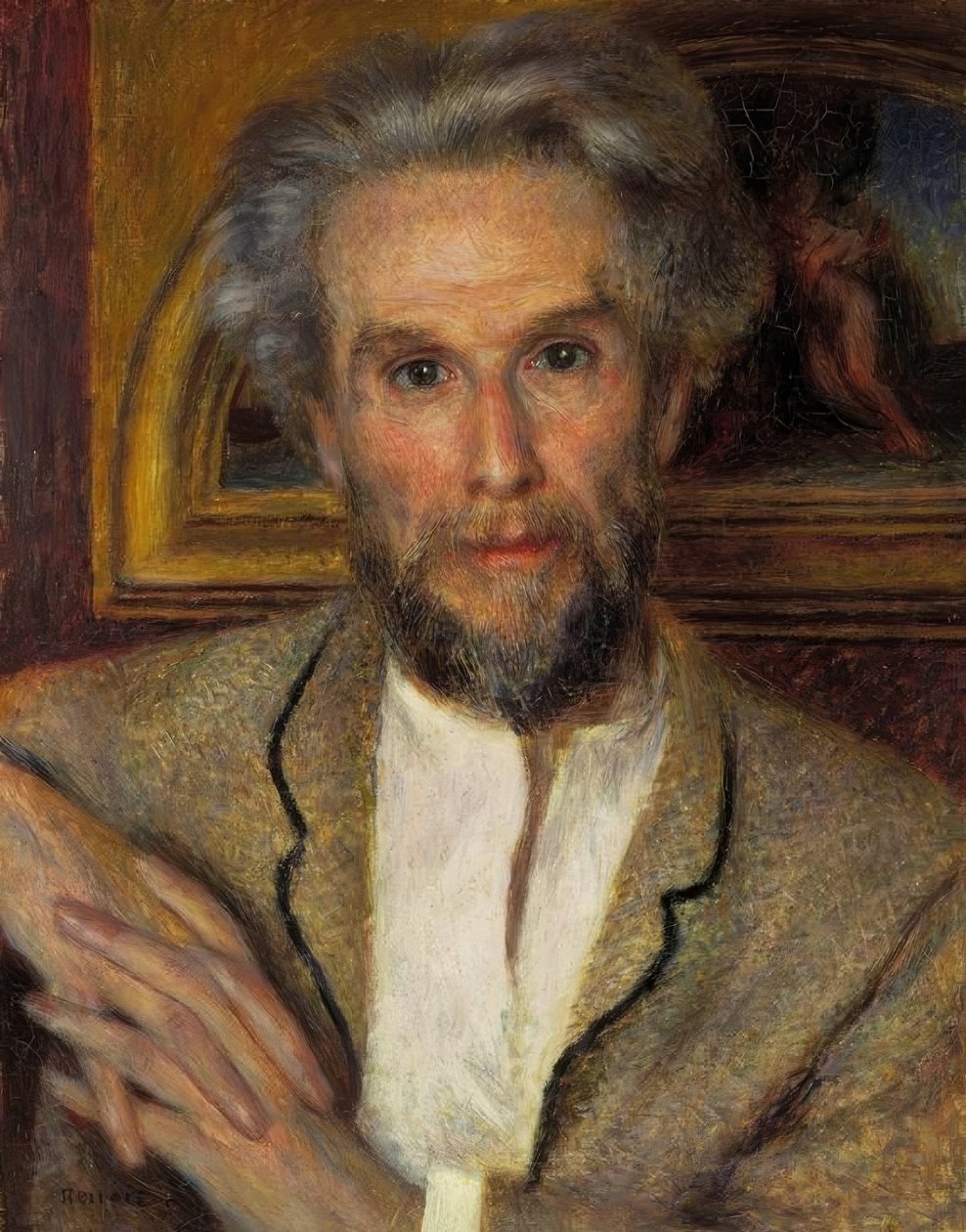 Porträtt av Chocquet av Pierre Auguste Renoir