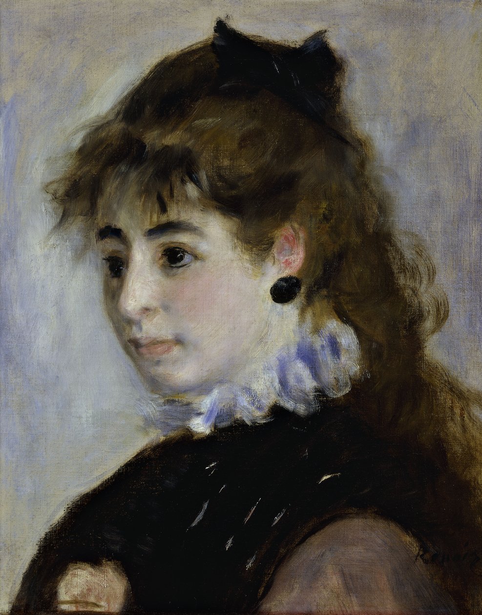Porträtt av Madame Henriot av Pierre Auguste Renoir