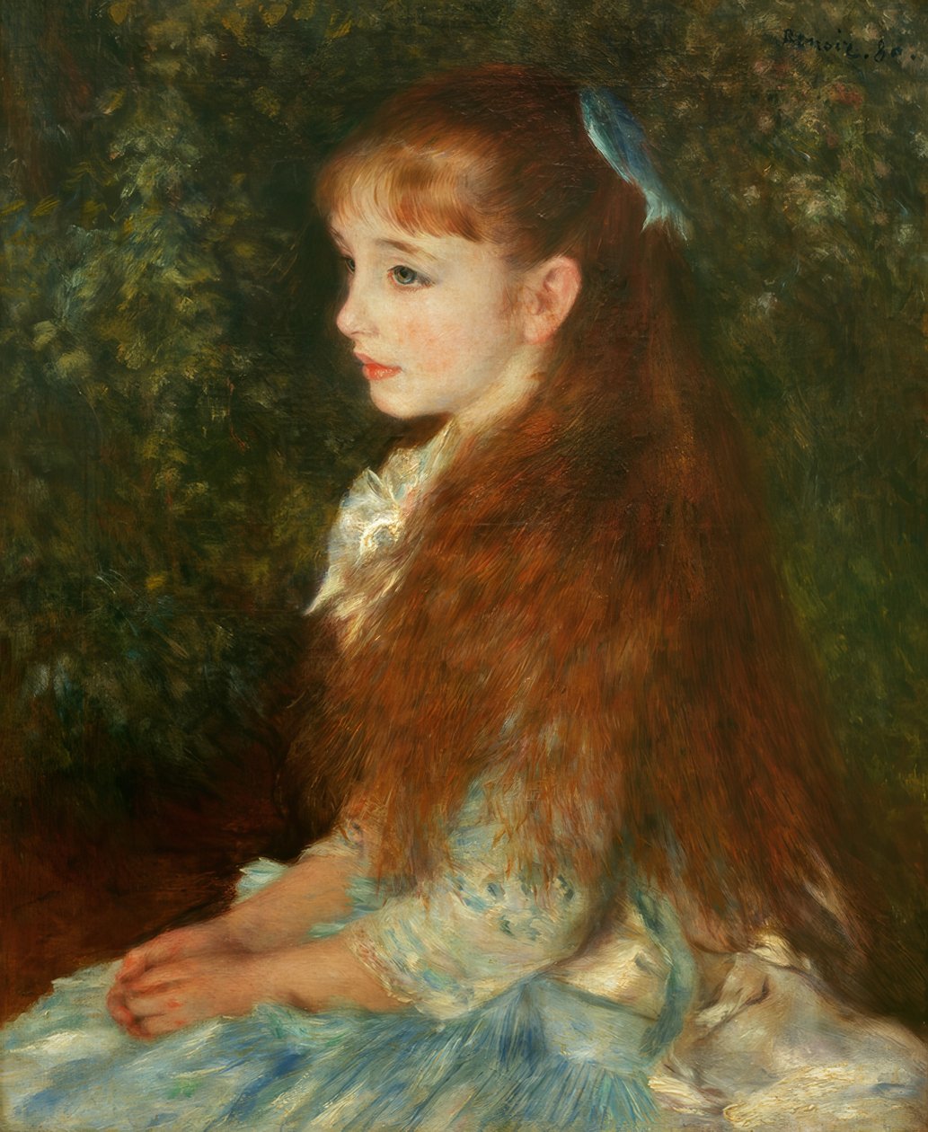 Porträtt av fröken Irene Cahen från Antwerpen av Pierre Auguste Renoir