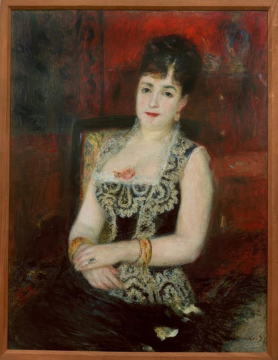 Porträtt av grevinnan av Pourtalès av Pierre Auguste Renoir