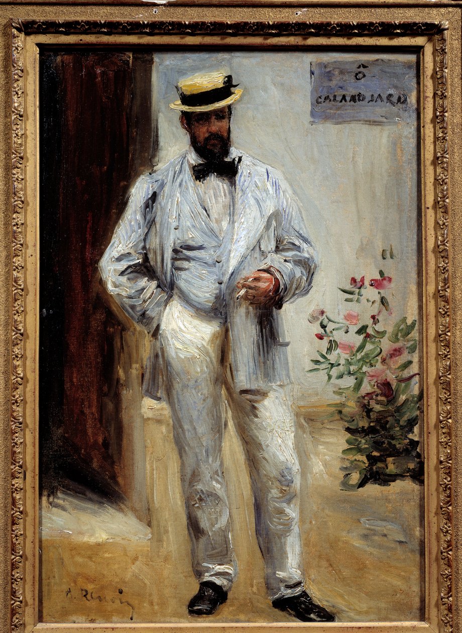 Porträtt till fots av Charles Le Coeur (1830-1906), fransk arkitekt. Målning av Pierre Auguste Renoir (1841-1919) av Pierre Auguste Renoir