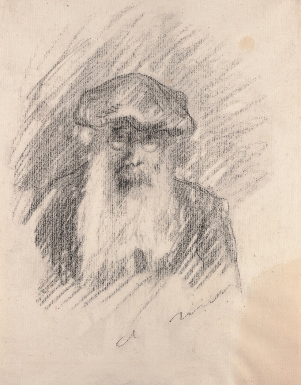 Porträtt av Camille Pissarro, ca 1893-94 av Pierre Auguste Renoir