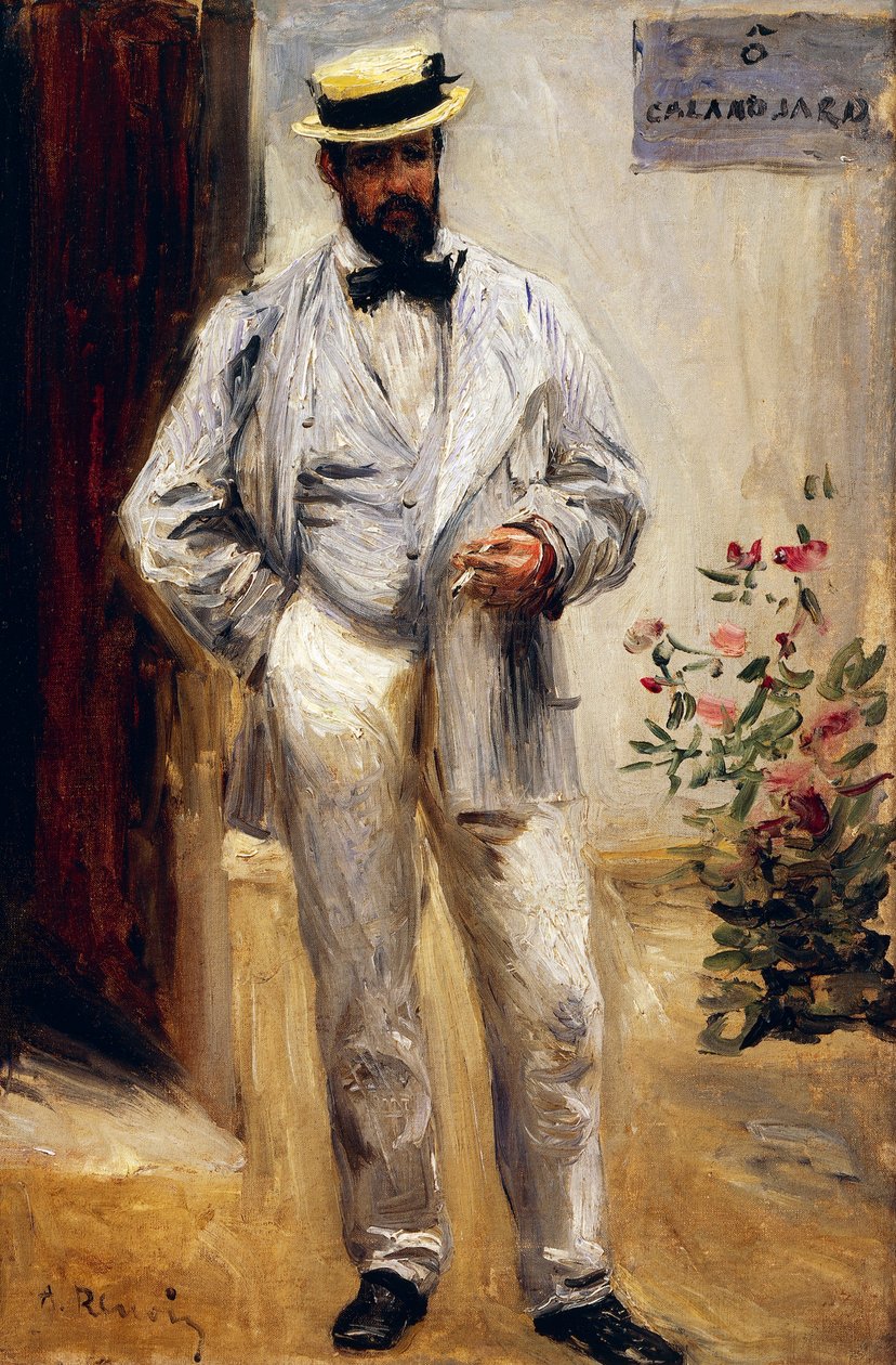 Porträtt av Charles Le Coeur, av Pierre-Auguste Renoir av Pierre Auguste Renoir
