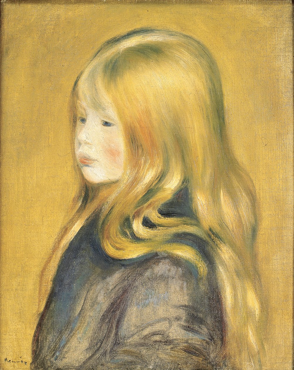 Porträtt av Edmond Renoir, Jr., 1888 av Pierre Auguste Renoir