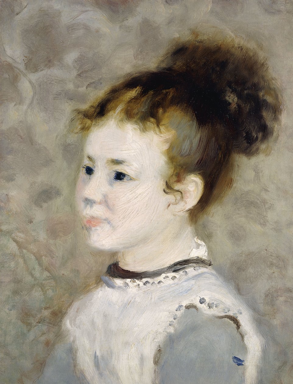 Porträtt av Jeanne Sisley, 1875 av Pierre Auguste Renoir