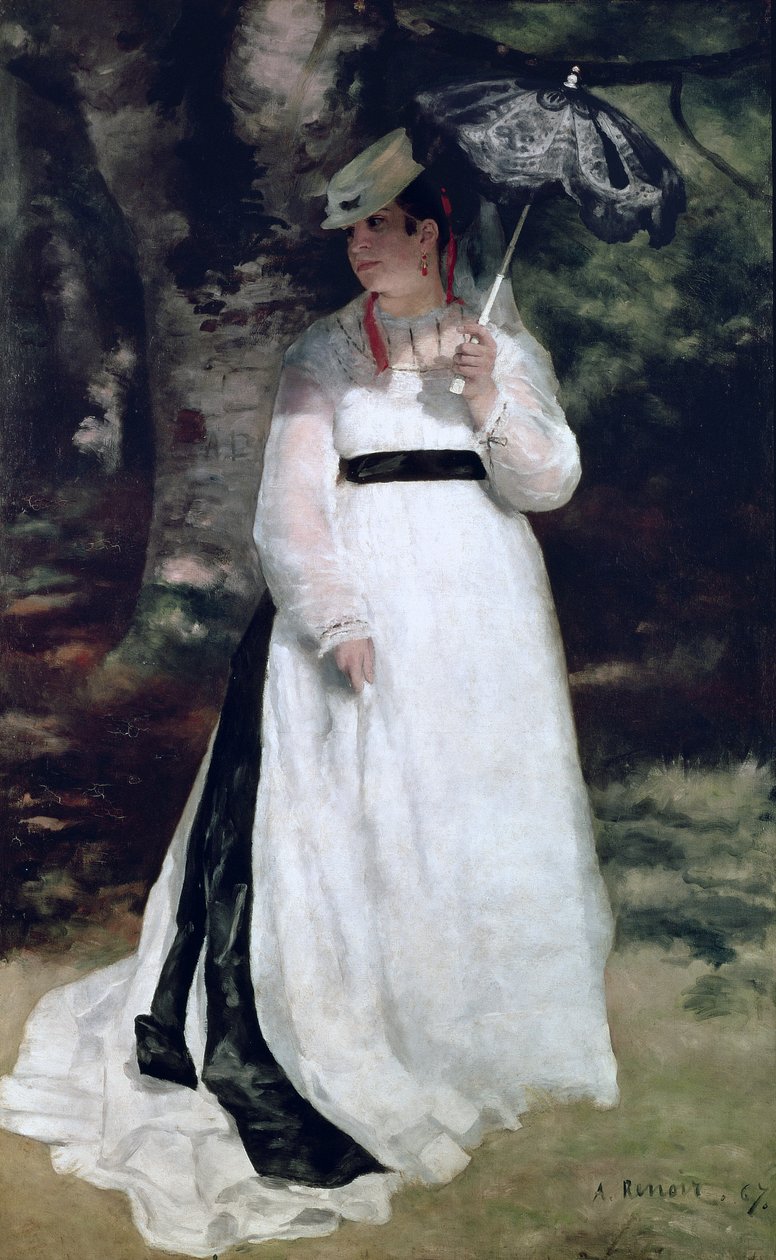 Porträtt av Lise (olja på duk) av Pierre Auguste Renoir