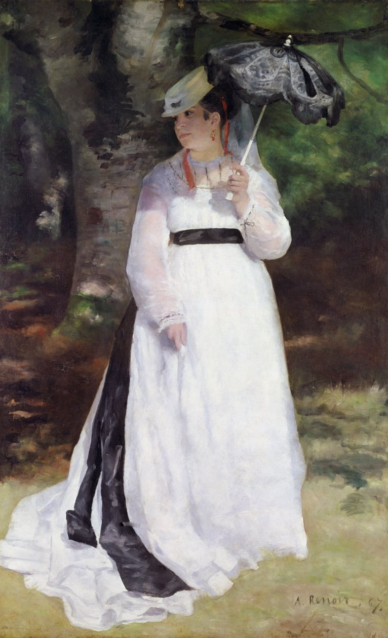 Porträtt av Lise av Pierre Auguste Renoir