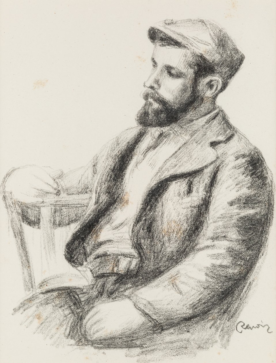 Porträtt av Louis Valtat 1869-1952, 1904. av Pierre Auguste Renoir