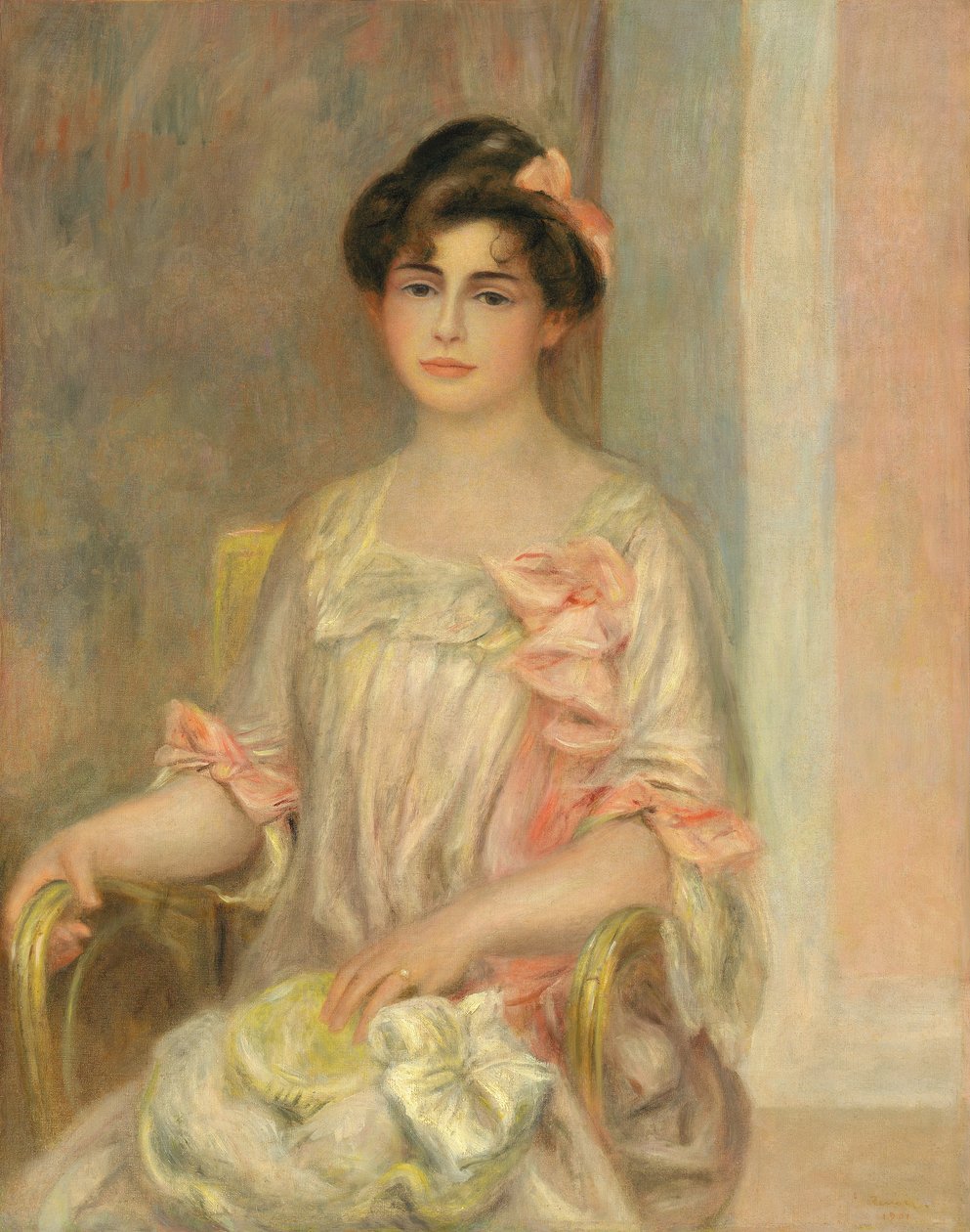 Porträtt av Madame Josse Bernheim-Dauberville (född Mathilde Adler) av Pierre Auguste Renoir