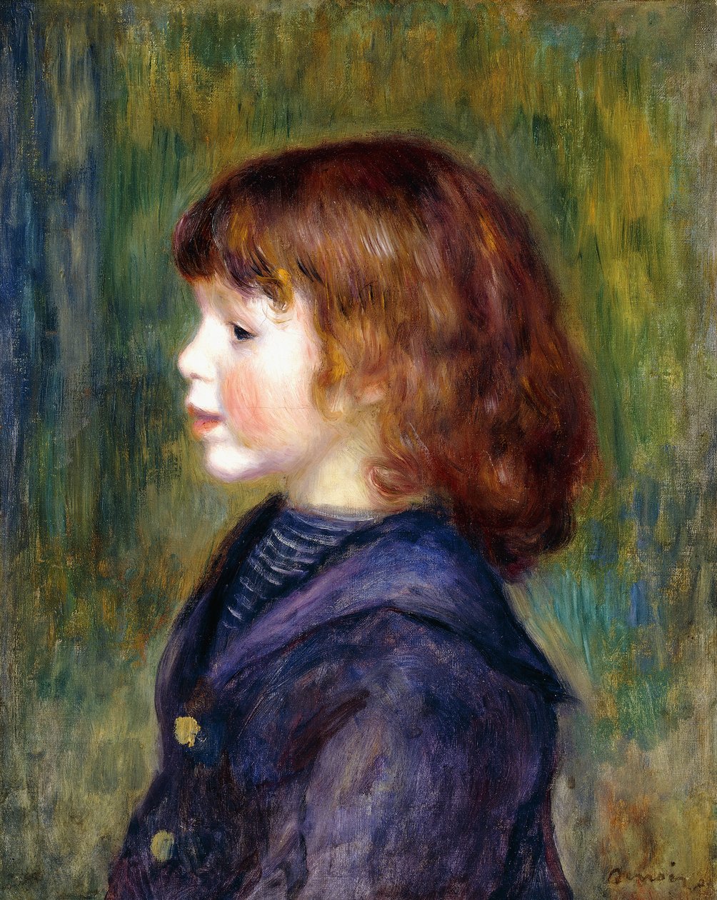 Porträtt av Pierre Renoir i sjömanskostym, 1890 av Pierre Auguste Renoir