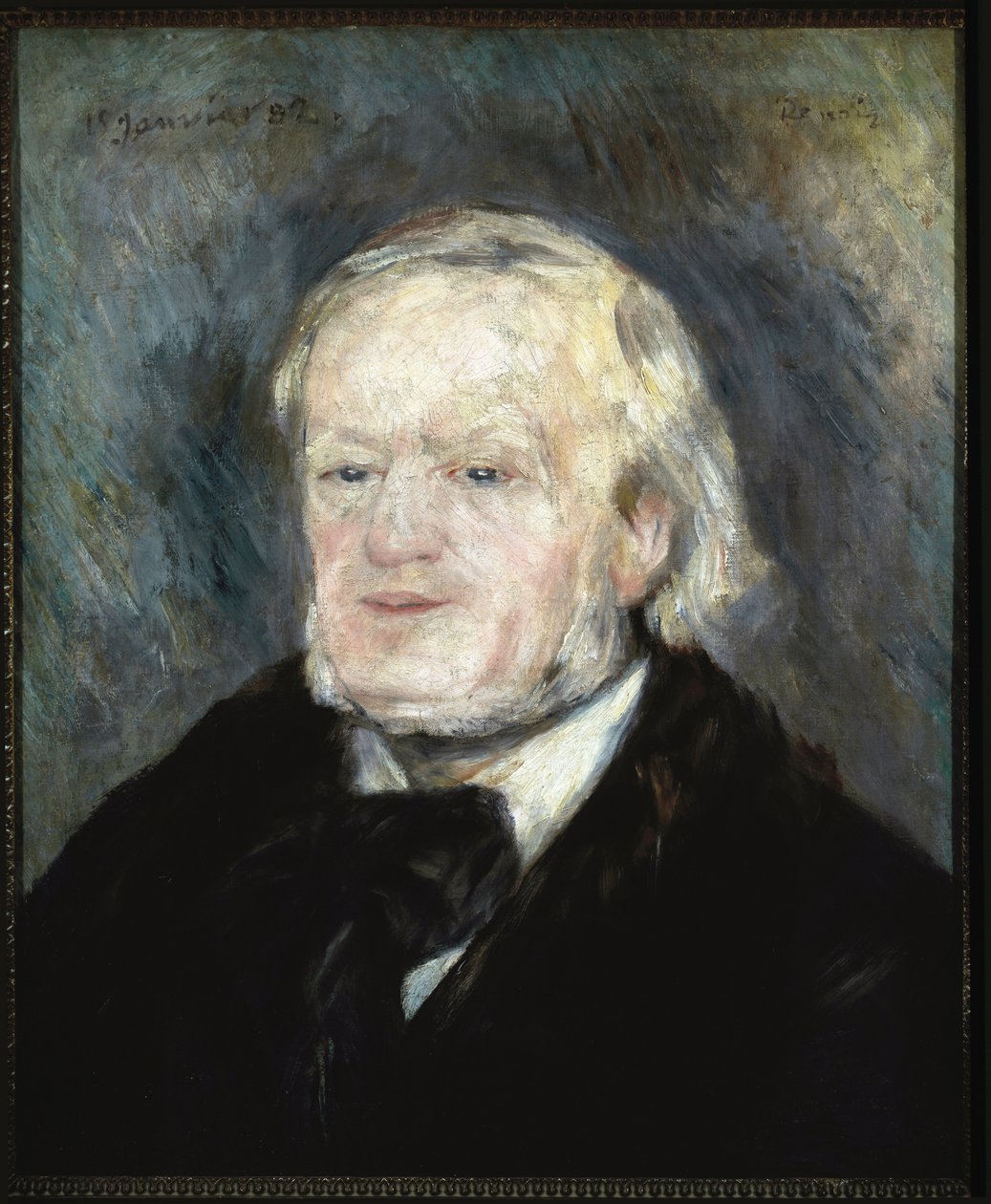 Porträtt av Richard Wagner (olja på duk av Pierre Auguste Renoir