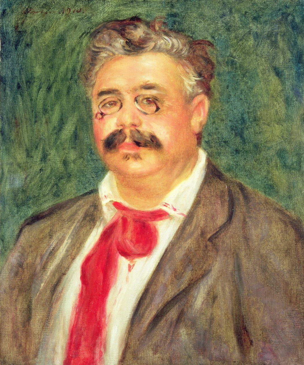 Porträtt av Wilhelm Muhlfeld, 1910 av Pierre Auguste Renoir