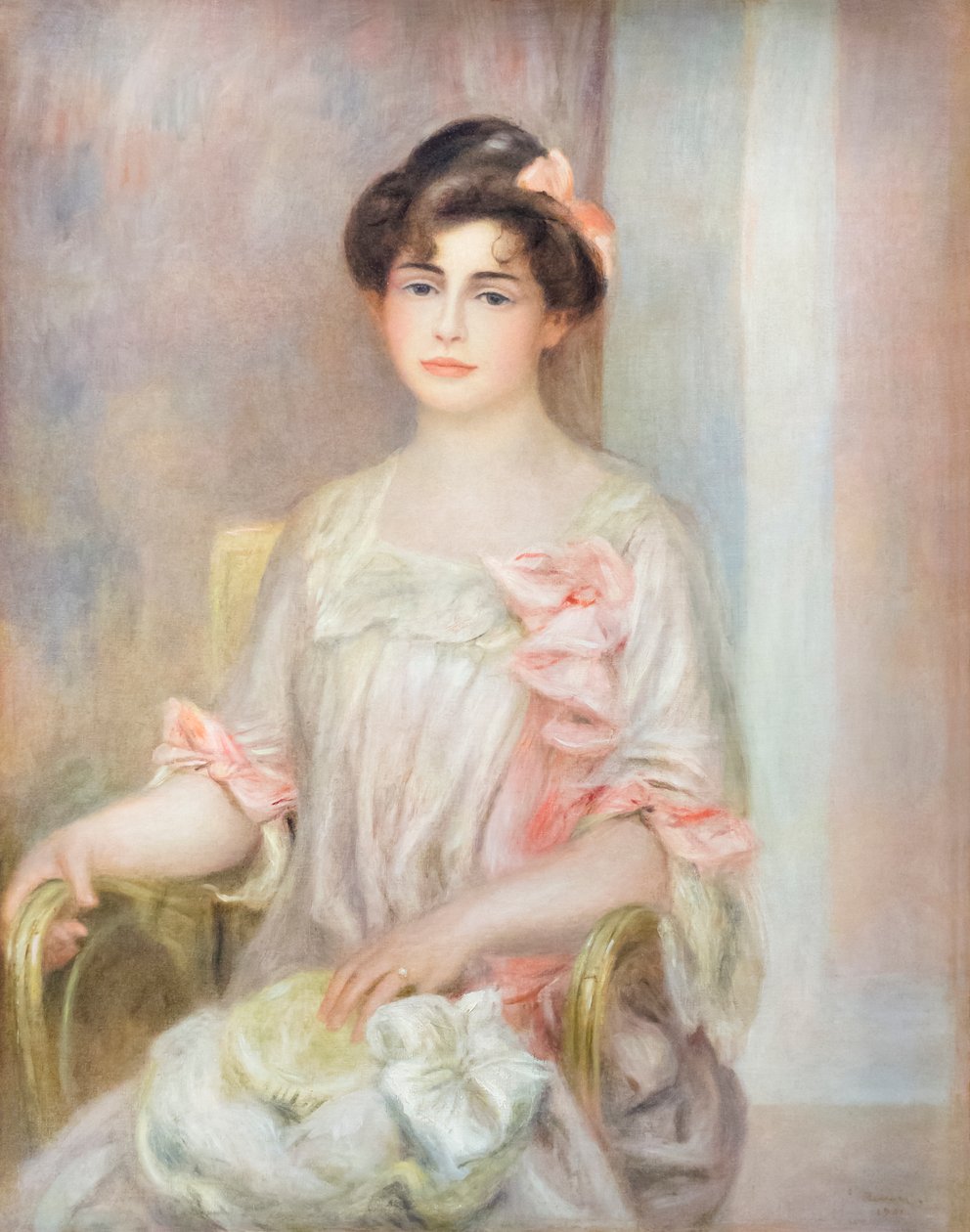 Porträtt av Madame Josse Bernheim-Dauberville av Pierre Auguste Renoir