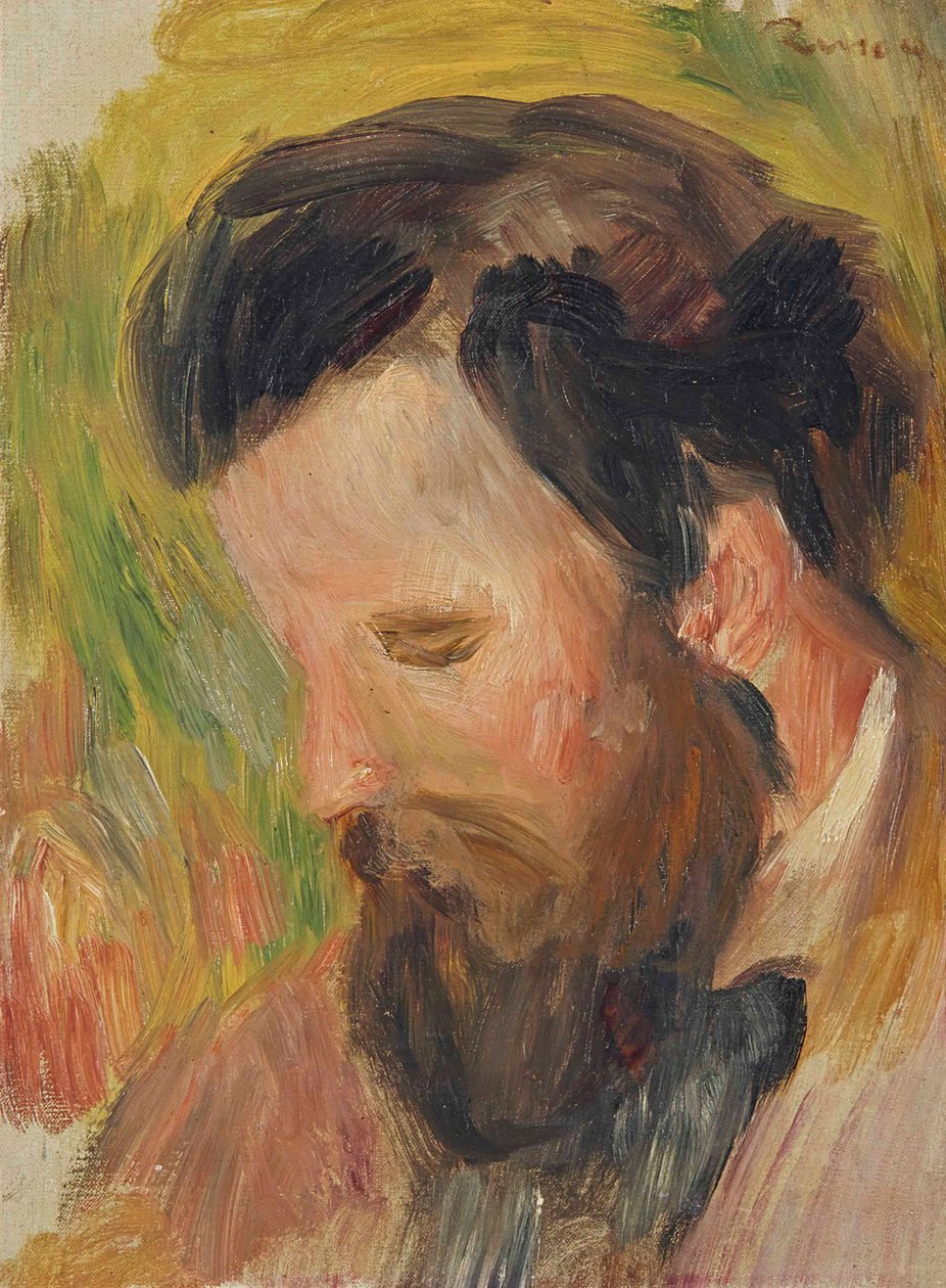 Porträtt av kompositören Claude Terrasse 1867-1923, ca 1897. av Pierre Auguste Renoir