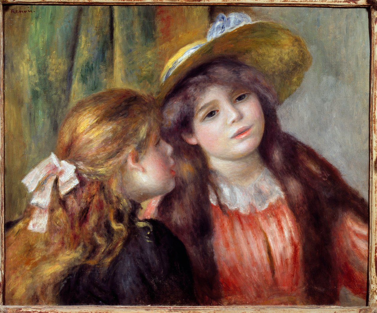 Porträtt av två flickor av Pierre Auguste Renoir